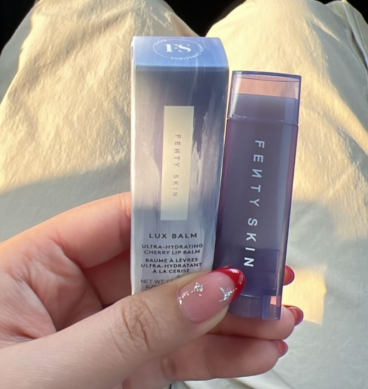 Lux Balm fenty skin cherry lip balm