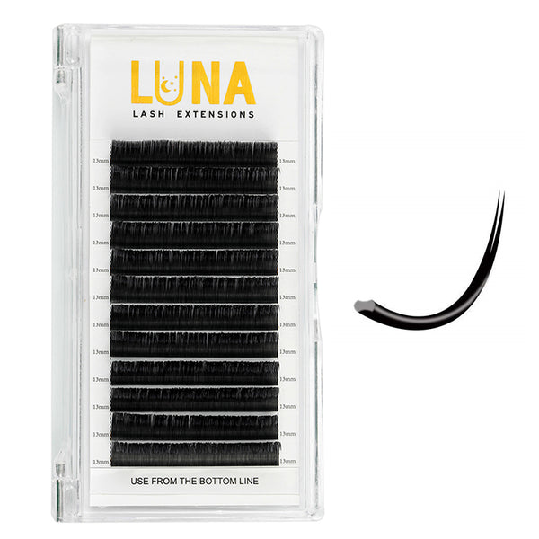 LUNALASH Ellipse Flat Eyelash Extensions 0.15